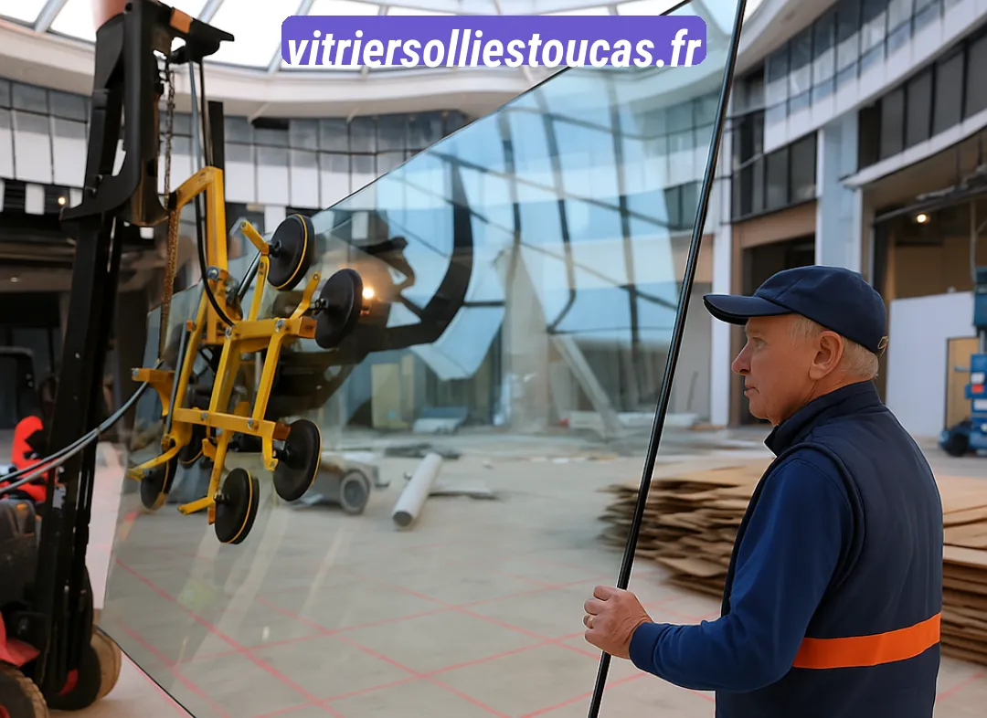 Remplacement de vitrine magasin Solliès-Toucas